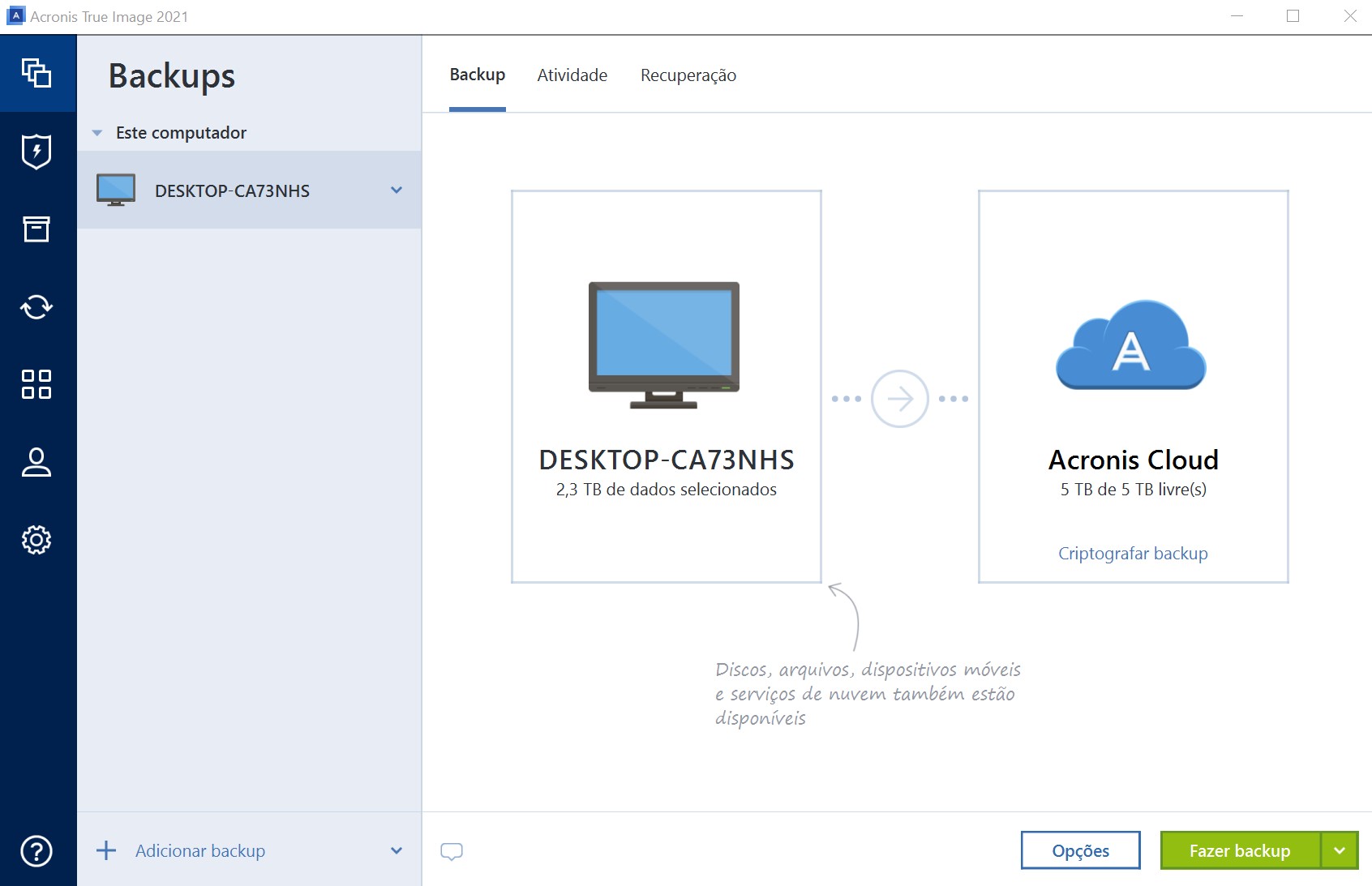 acronis true image synology port