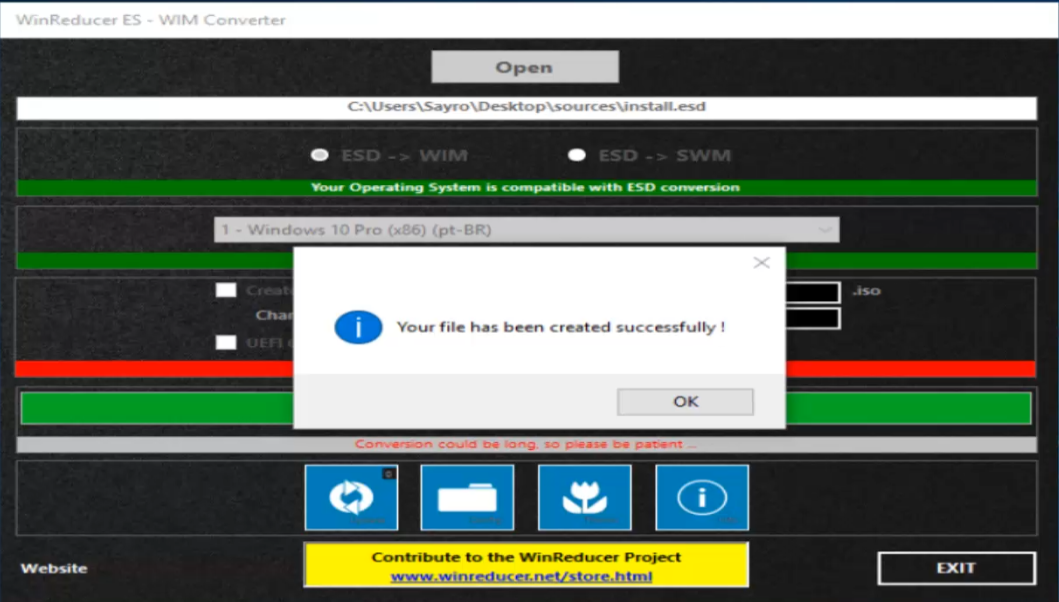 Aprenda converter Install.esd para Install.wim Sayro Digital